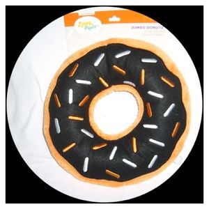 Halloween Dog Toy Pumpkin Spice Donutz